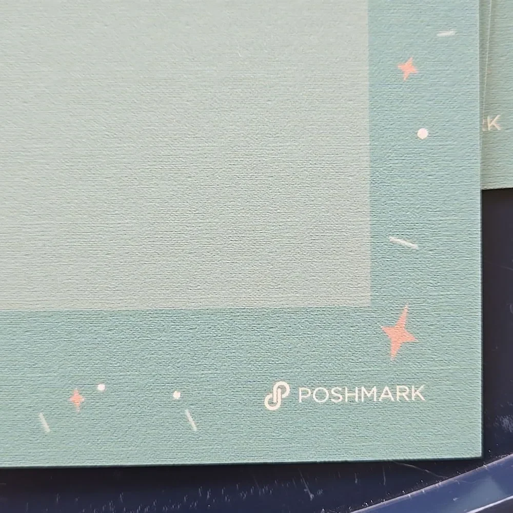 POSHMARK posh SWAG stickers Thank You Cards Blue poshfest poshfixings poshshows